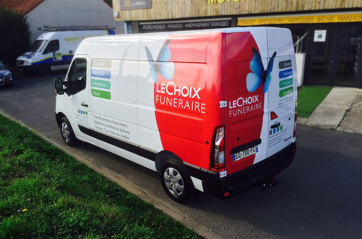 le choix funéraire marquage véhicules