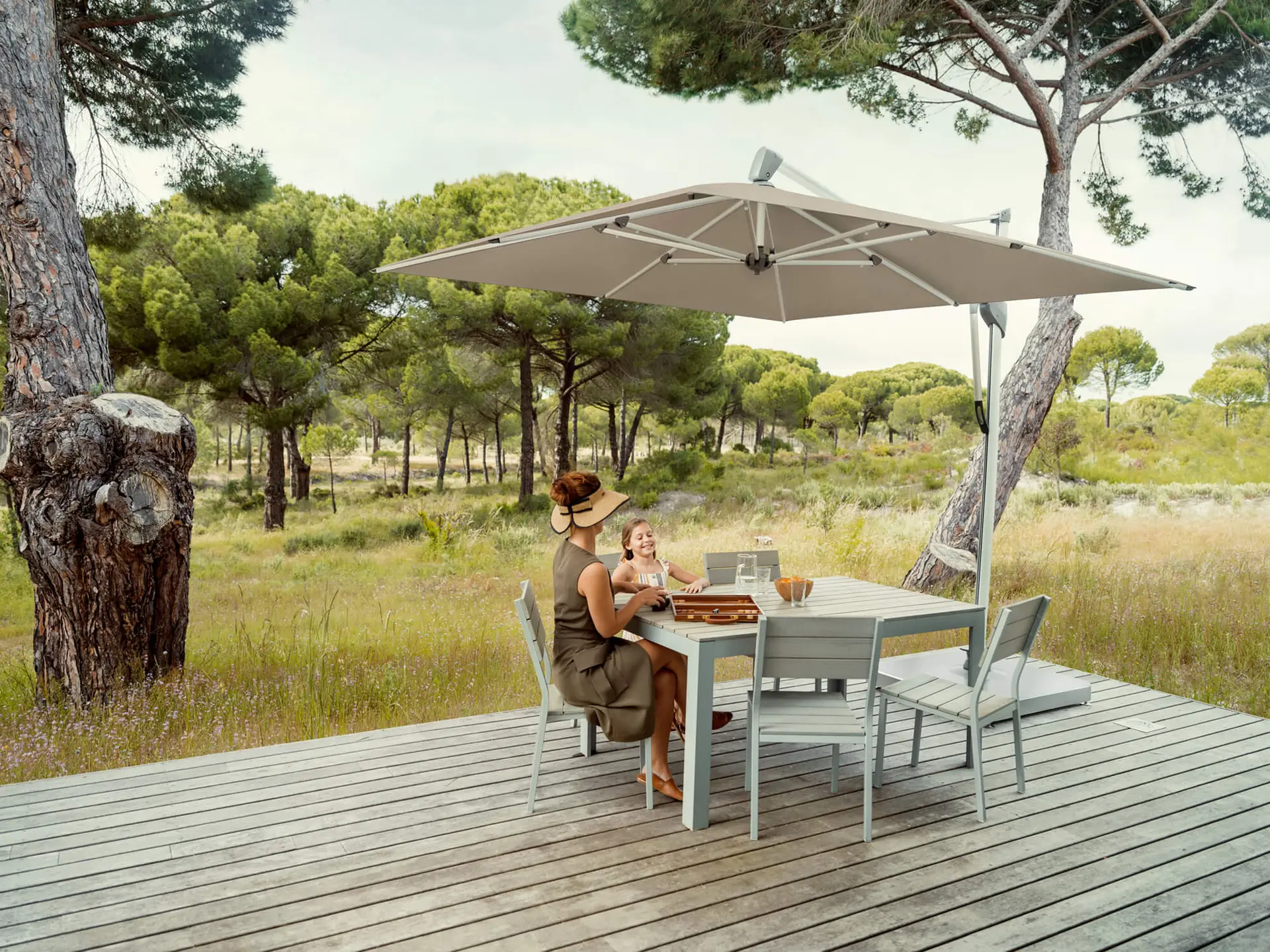 Enseigne et signalétique à Béthune - parasol géant professionnel, Images de Marques