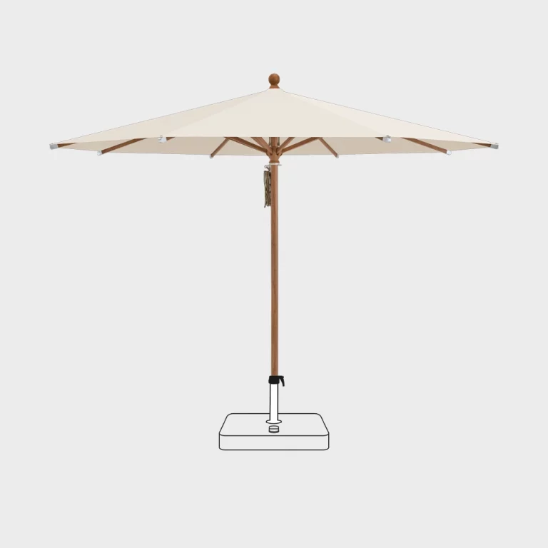 parasol piazza bois glatz