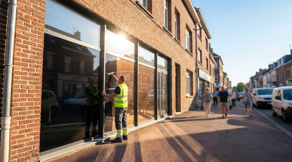 Enseigne et signalétique à Béthune - réalisation Images de Marques Hauts-de-France
