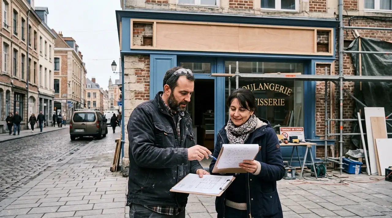 Enseigne et signalétique à Béthune - réalisation Images de Marques Hauts-de-France